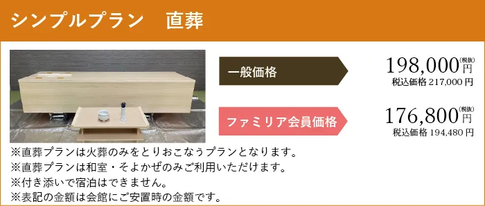 シンプルプラン　直葬